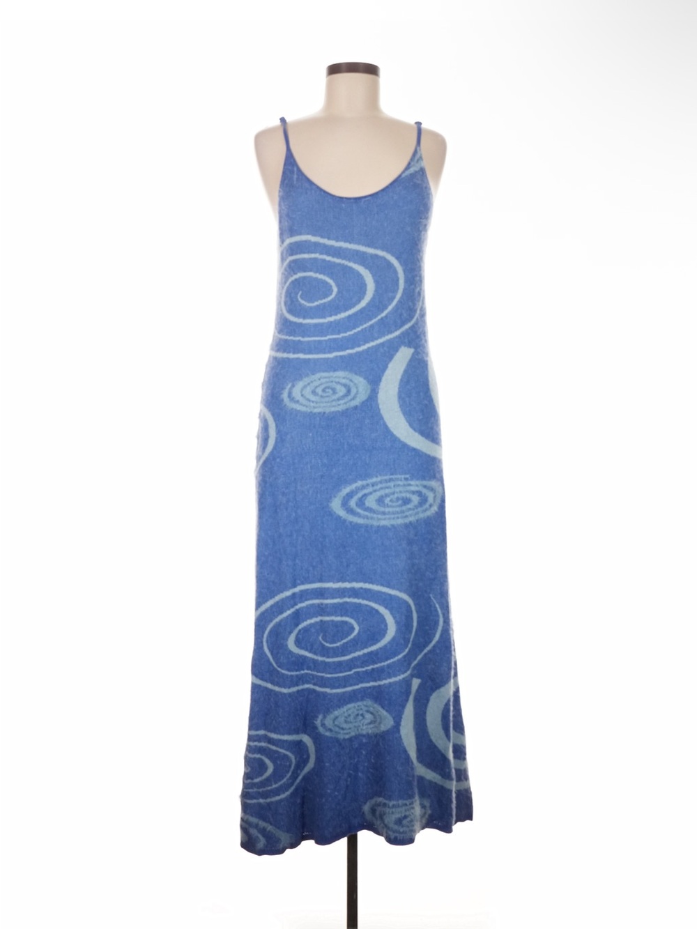 House of sunny galaxy Blue Spiral Knit Midi Dress - Women - Picture 5 of 8